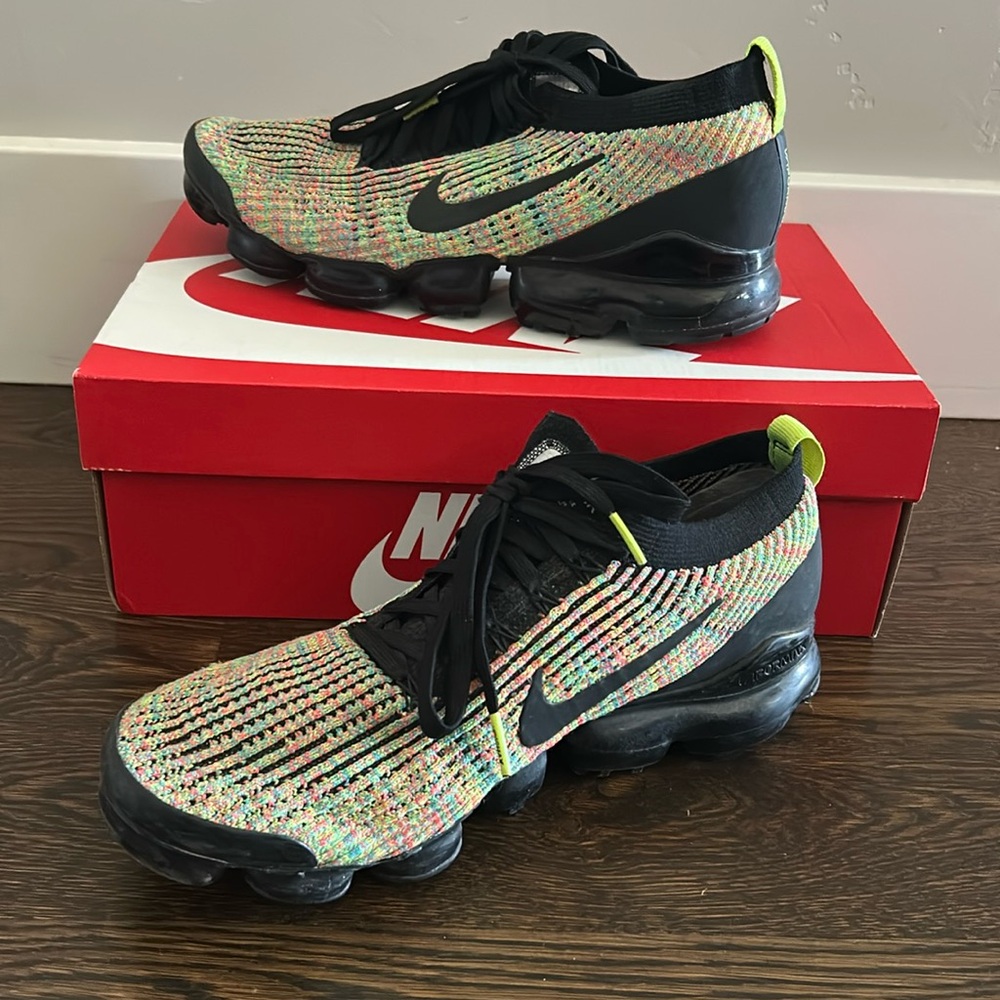 Nike Air VaporMax FlyKnit 3 “Multi color” Men’s Size 10.5